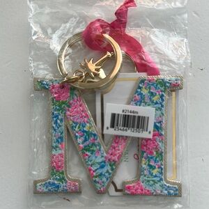 Lilly Pulitzer Pink and Gold Key & Card Holder